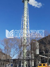 張家口礬山磷礦項目（口徑DN1500mm，高度45m玻璃鋼塔架式煙囪）